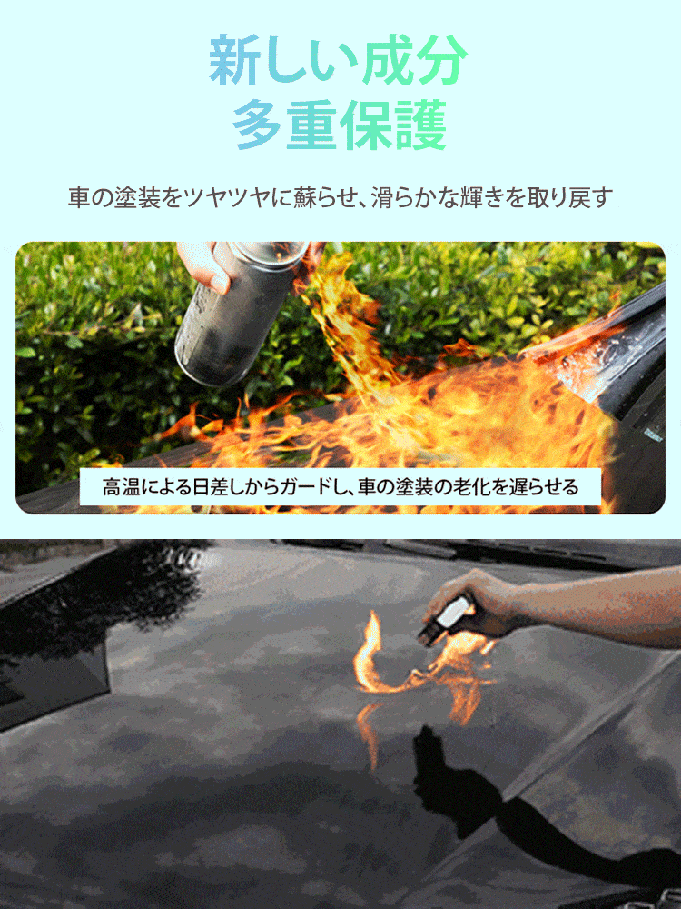 【最大5ヶ月使用可能】ナノクリスタル車用コーティング剤