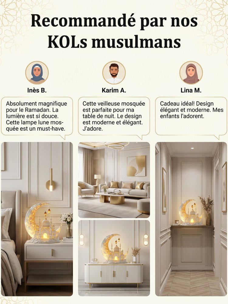 Décorations de l'Aïd al-Fitr à la Mosquée Al-Hilal