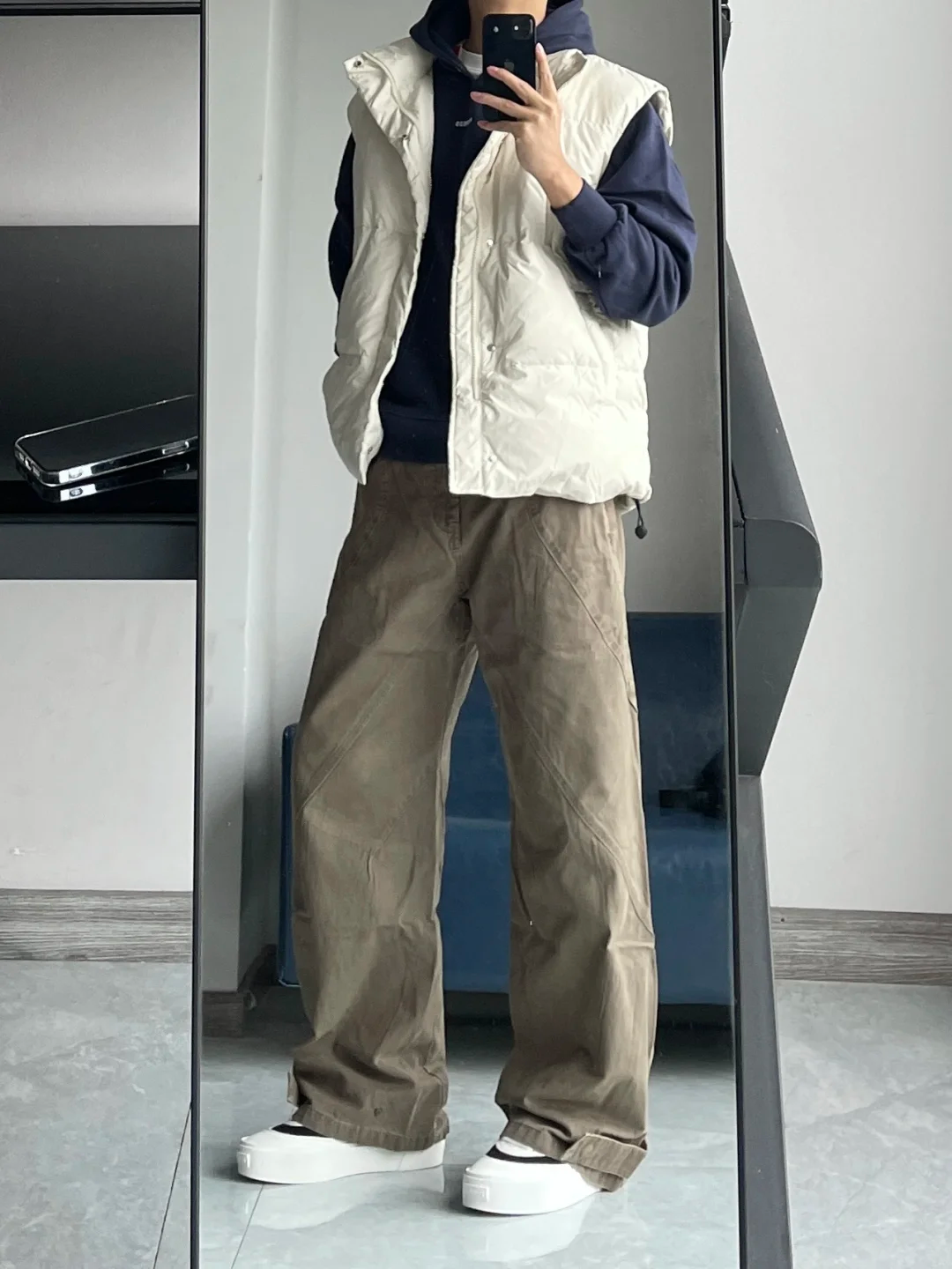 Men's straight pants khaki overalls men's pants men's style