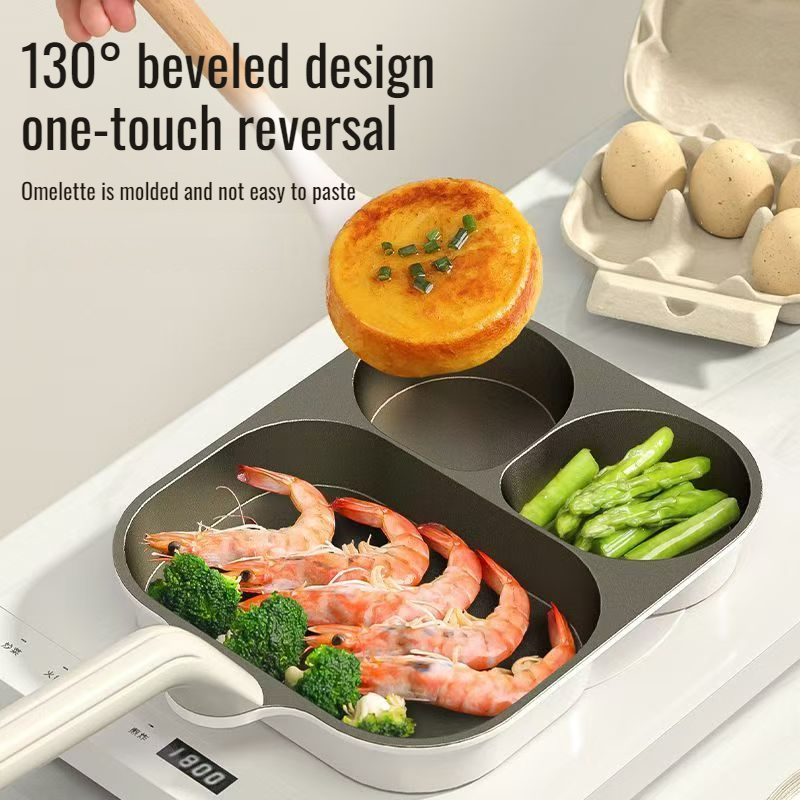 3 in 1 frying pan Home breakfast pan omelette pan