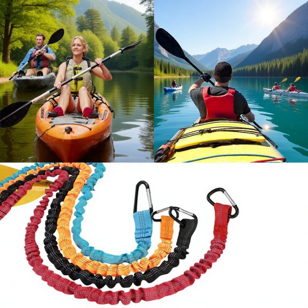 伸縮式カヤックパドルリーシュ パドル用ストラップ