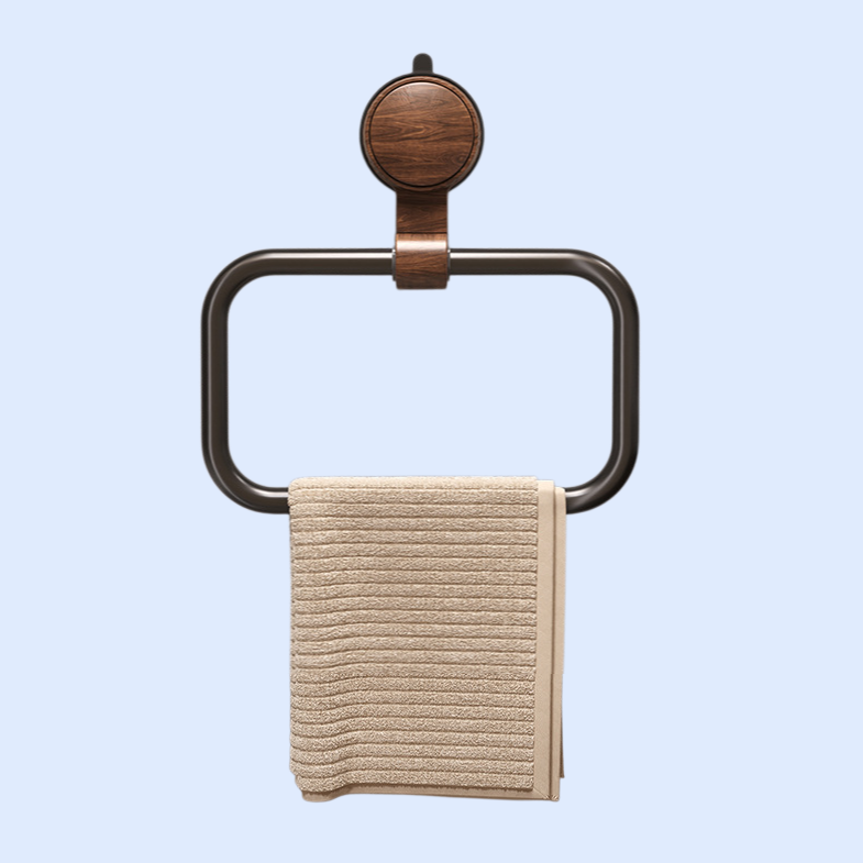 Walnut towel rack