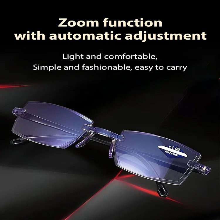 Intelligent zoom anti-blue light presbyopia glasses
