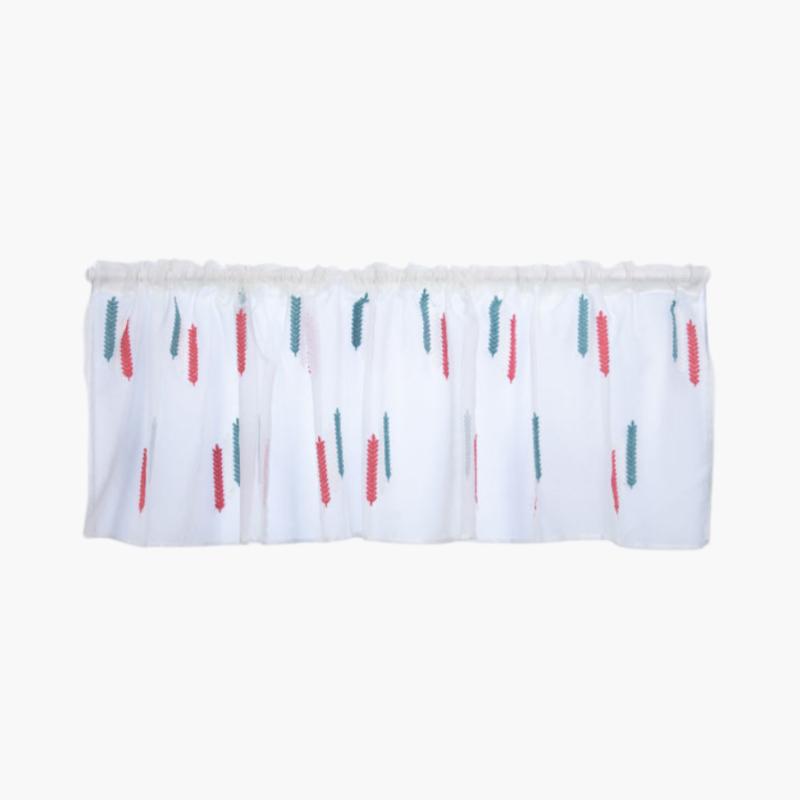 刺繍入りオーガンザカーテン