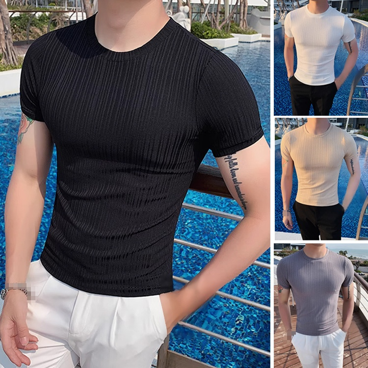 接触冷感タイトシャツ