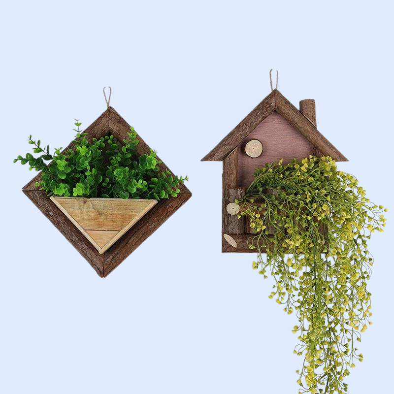 小さな庭の人工フラワーアート、レトロなリビングルームとベッドルームのインテリア装飾