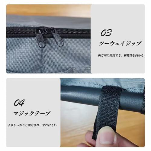 ベッド下へ収納ボックスをスムーズに入れる様子