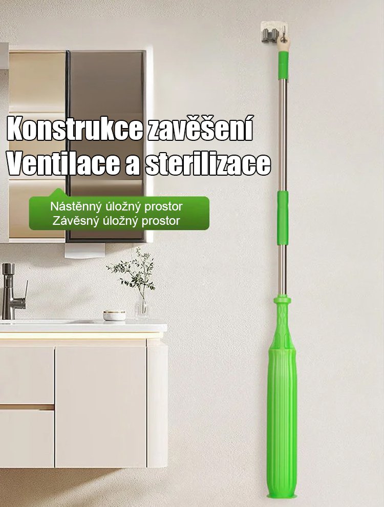  Bambusové vlákno samokroucený rotační mop