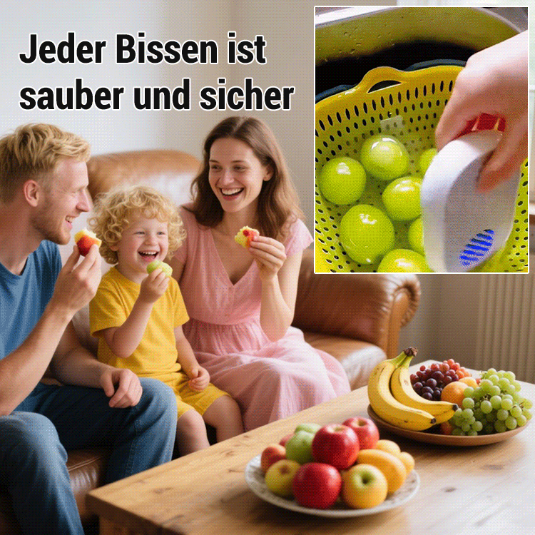 Bequeme Haushalts-Frucht- und Gemüsewaschmaschine