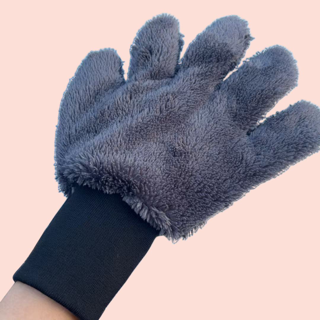 قفازات غسيل السيارات المصنوعة من الألياف الدقيقة لأدوات تنظيف السيارات