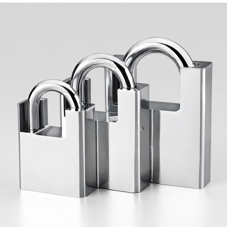 家庭用オリジナルこじ開け防止ロック 防錆三日月南京錠ロックヘッド 防水ロック解除ロックロック