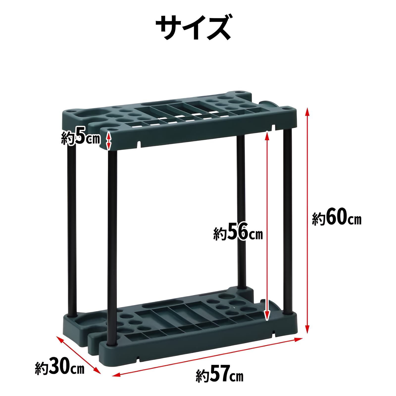 ガーデンツールラック ガーデン ガーデニング用品 ツールラック 農業用具収納ラック
