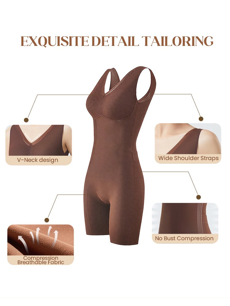 Backless shapewear bodysuit