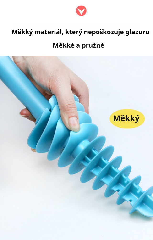 Použití pístového čističe na ucpané WC