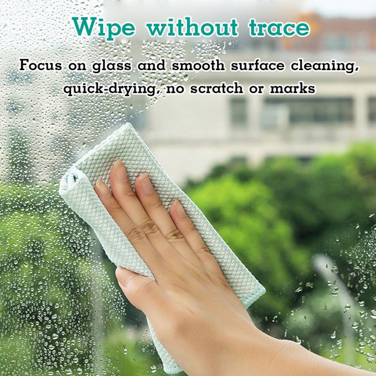 Fish Scale Pattern Super Absorbent Cleaning Cloth