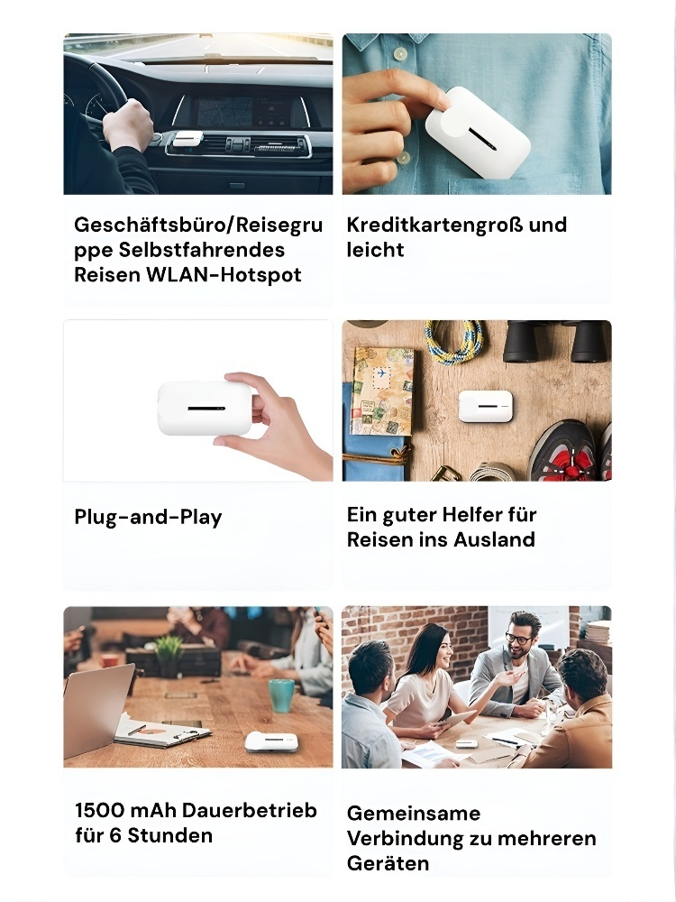 Genießen Sie mobiles WLAN, wo immer Sie sind