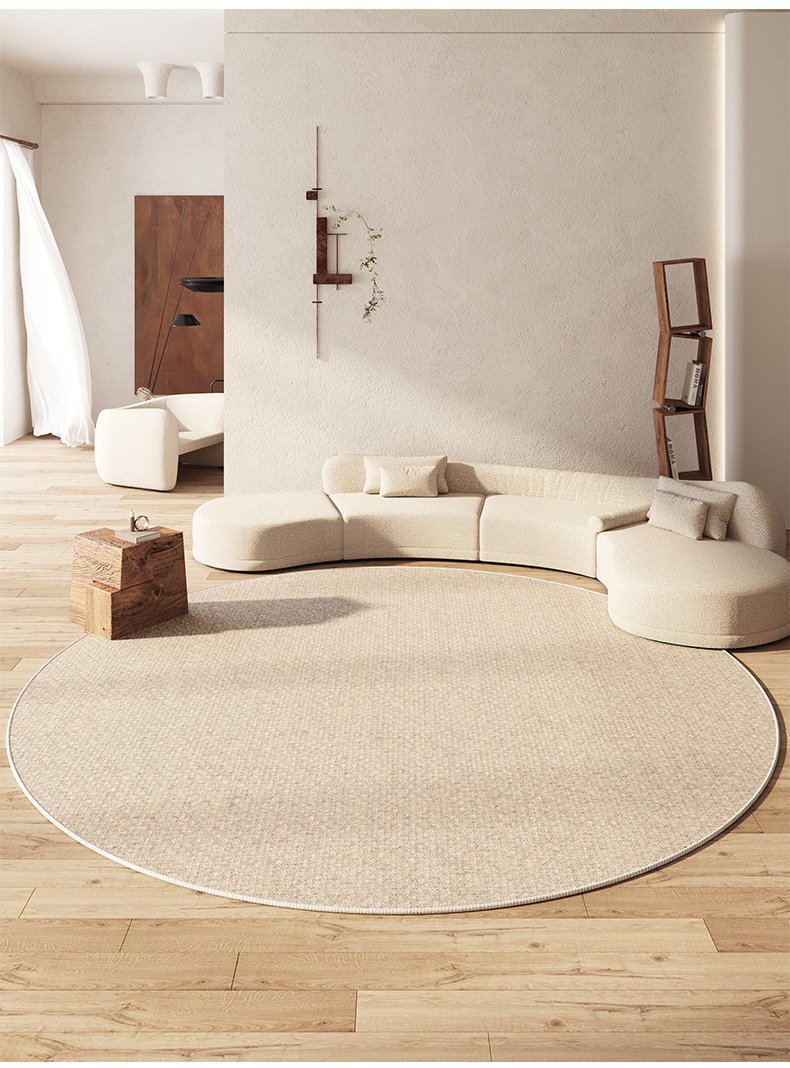 軽い素材で移動も簡単なベッドサイドラグ