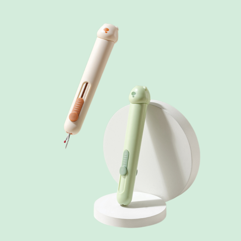 針糸通しと縫い目除去の2in1家庭用針糸通しツール、中高年者向け多機能縫製補助ツール