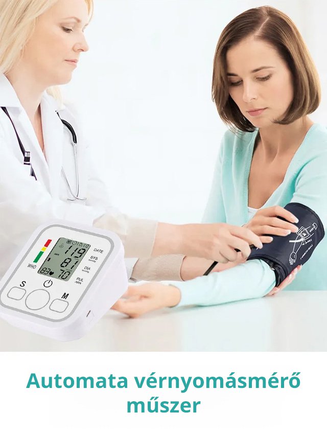 【Otthoni hordozható】teljesen automatikus vérnyomásmérő
