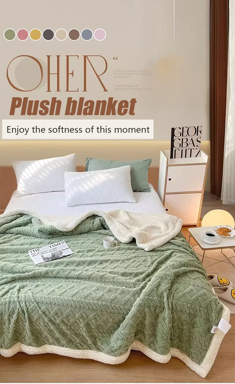 Popular jacquard taffeta blanket