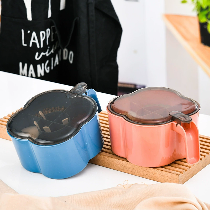 Cutie de condimente cu capac de patru