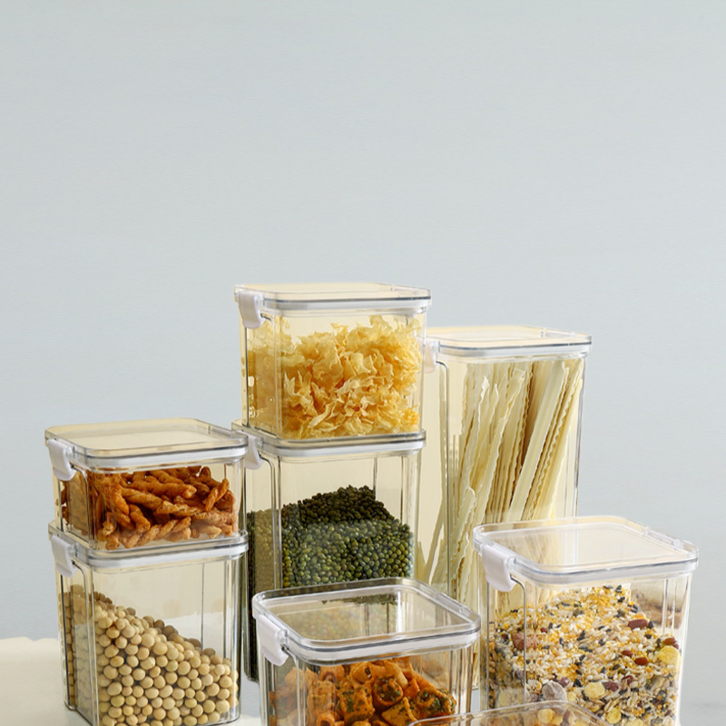 Food grade transparent plastic cans