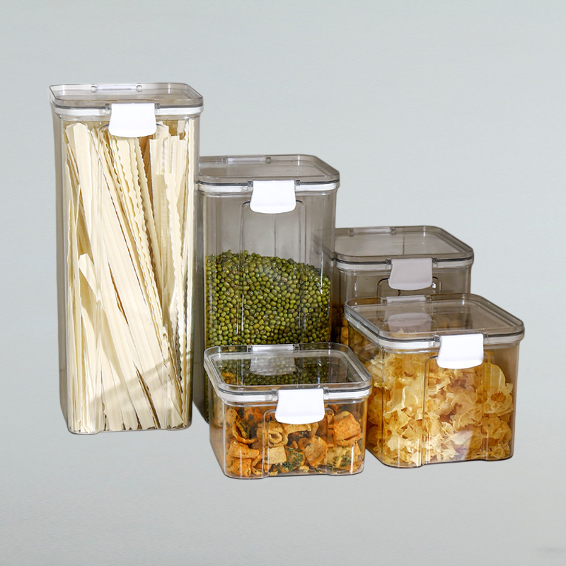 Food grade transparent plastic cans