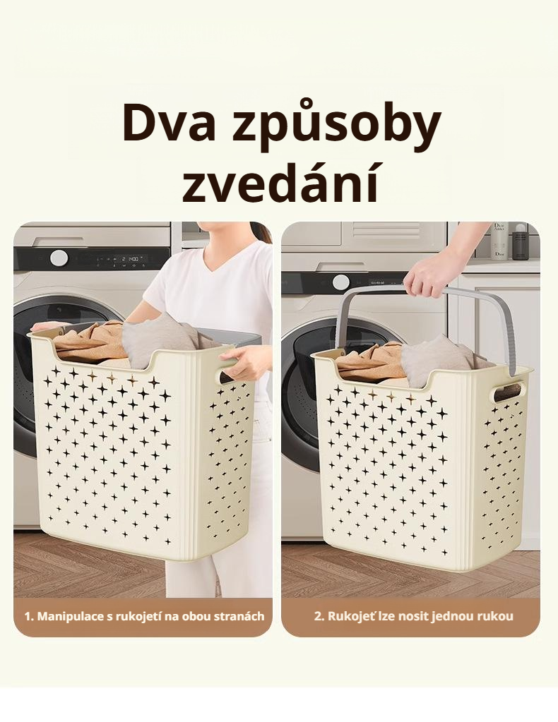 Odolný koš na prádlo pro domácnost
