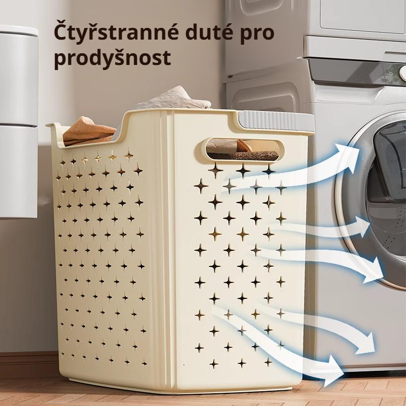 Domácí úložný koš na prádlo, koš na špinavé oblečení