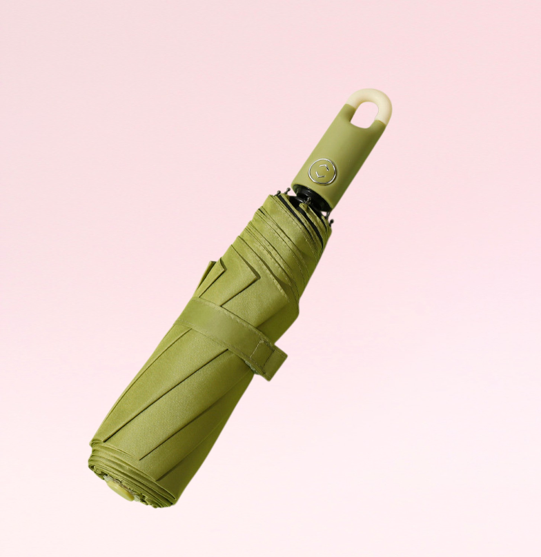 ร่มพับสามตอนอัตโนมัติสำหรับธุรกิจ กันแดด กันฝน กันแดด ใช้ได้ 2 แบบ