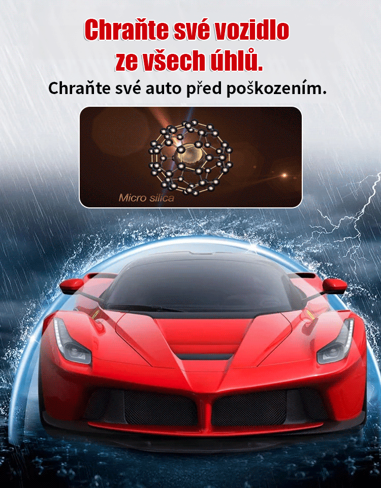 Vosk na opravu škrábanců a ochranný film na autosklo a karoserii