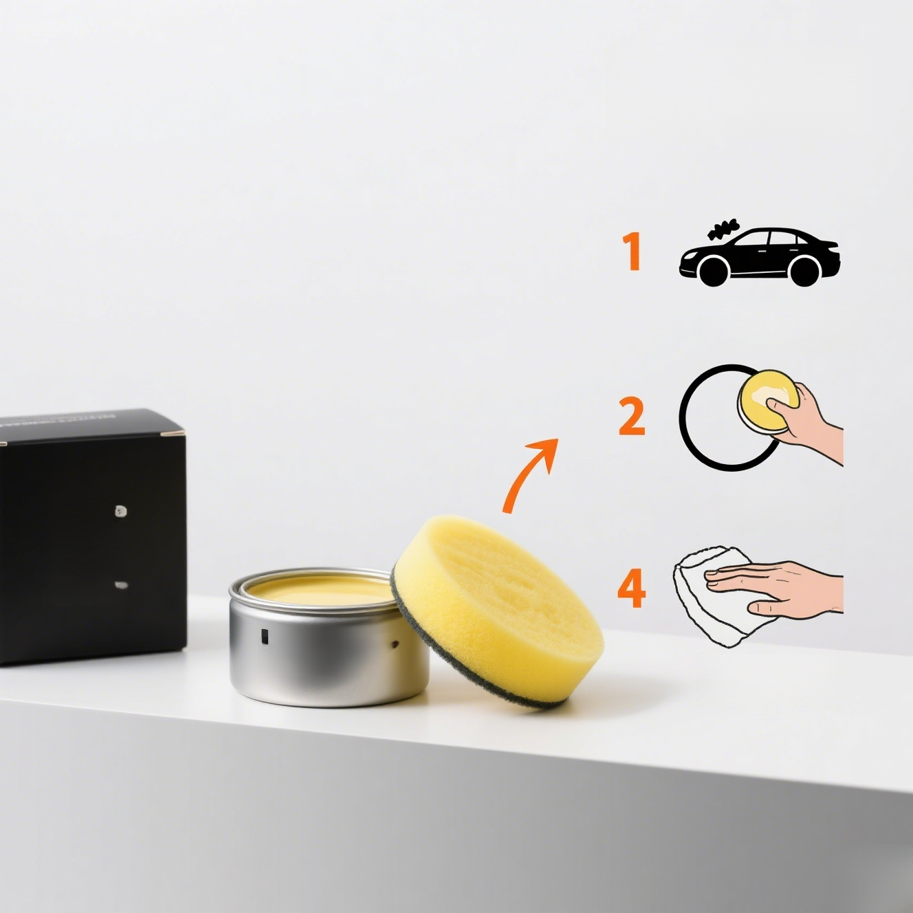 Vosk na opravu škrábanců a ochranný film na autosklo a karoserii