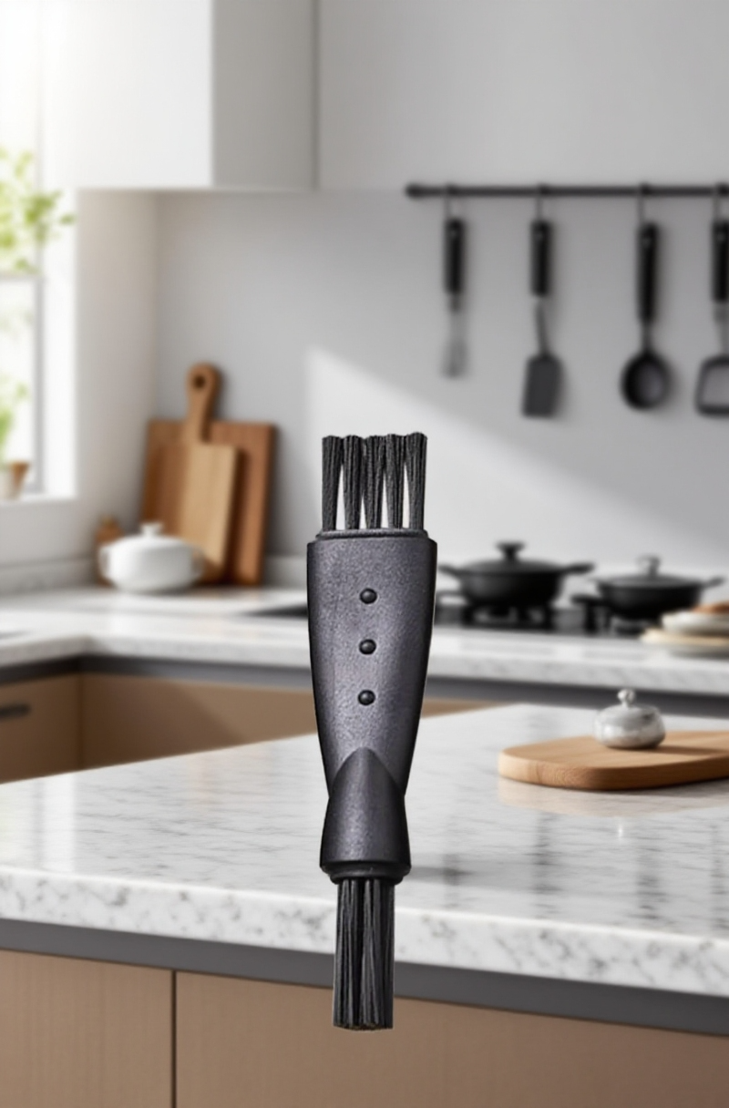 Ekologický kartáč na žiletky při čištění žiletky