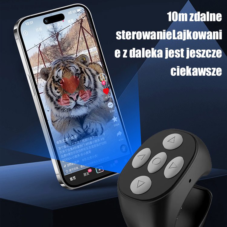 Bezprzewodowy pilot Bluetooth na palec