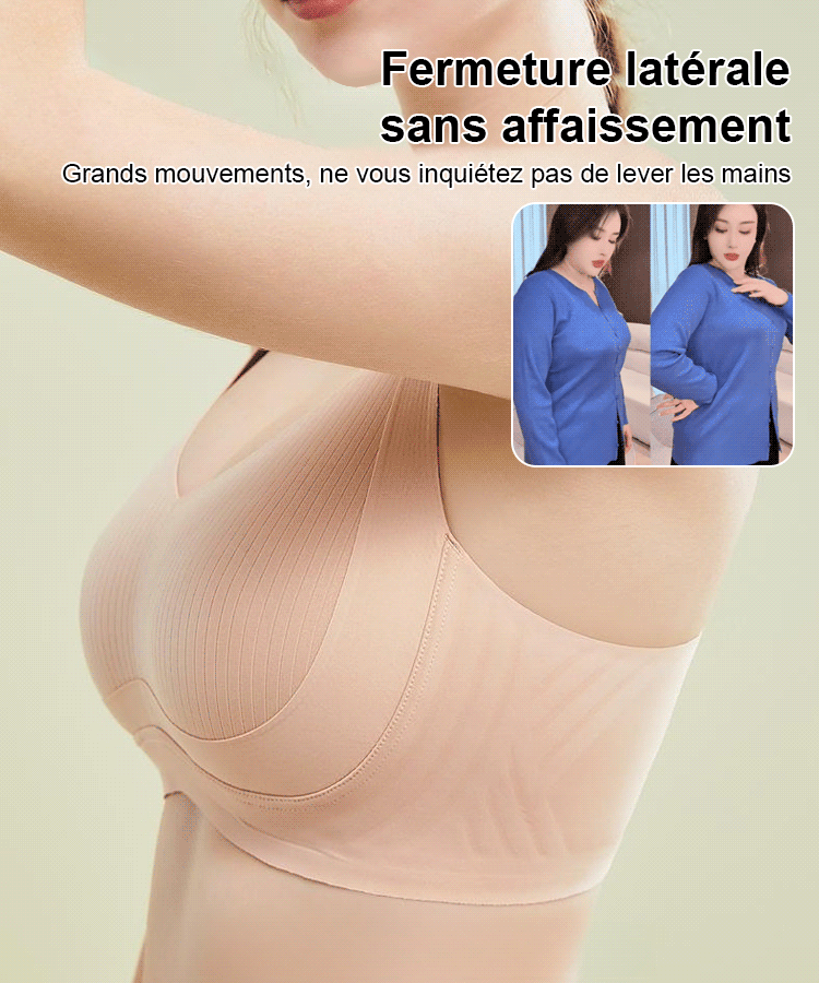 Les poitrines généreuses laissent apparaître de petits sous-vêtements non marquants