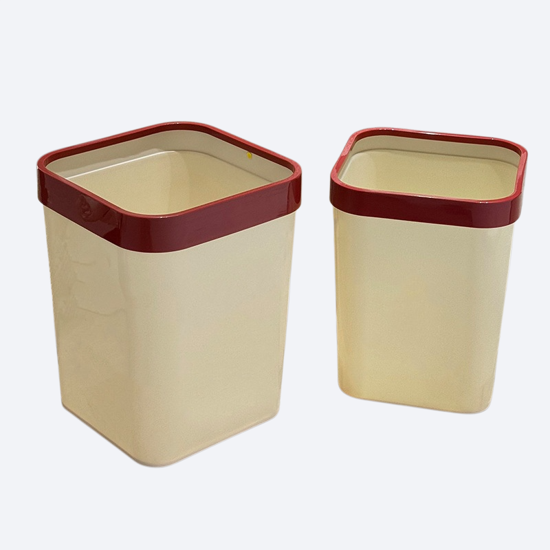 Household large capacity pressure ring open garbage bin