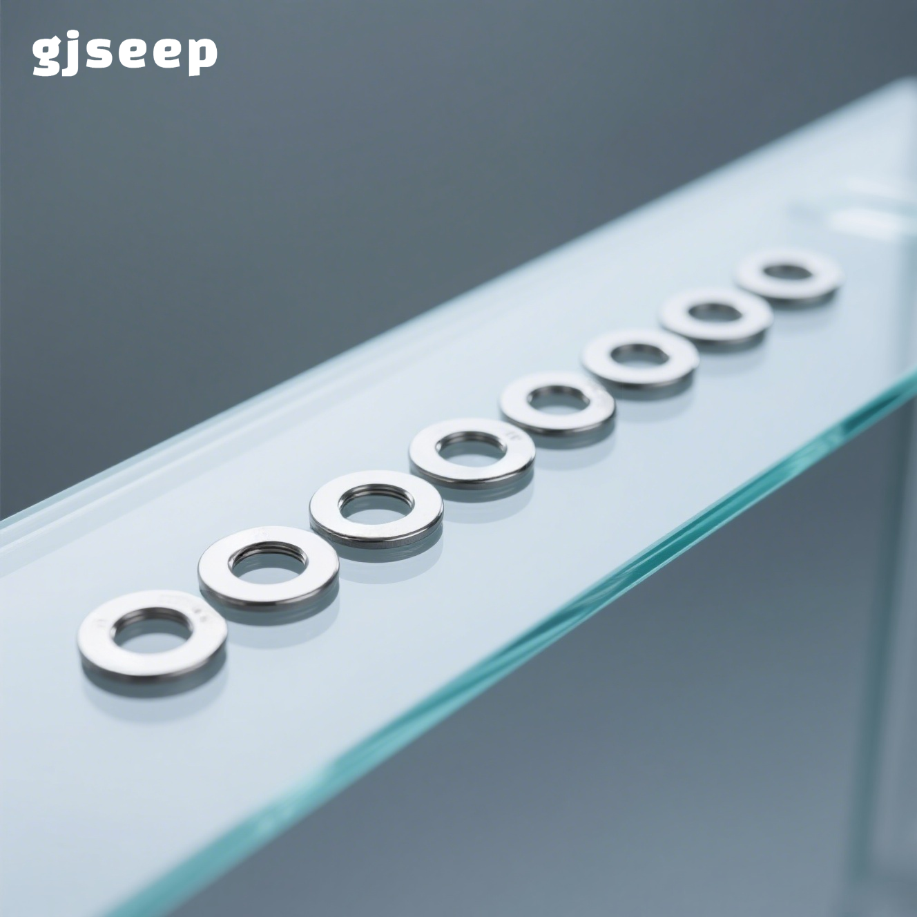 Stainless steel flat washers (500 per box)