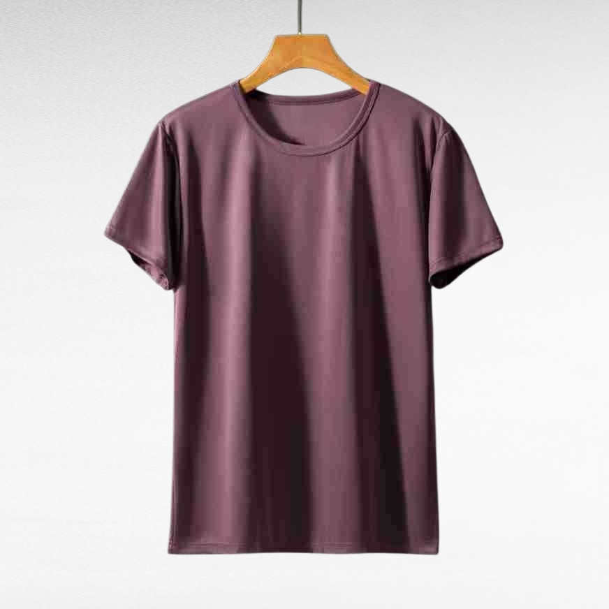 メンズ アイスシルク メッシュ 速乾 半袖 Tシャツ