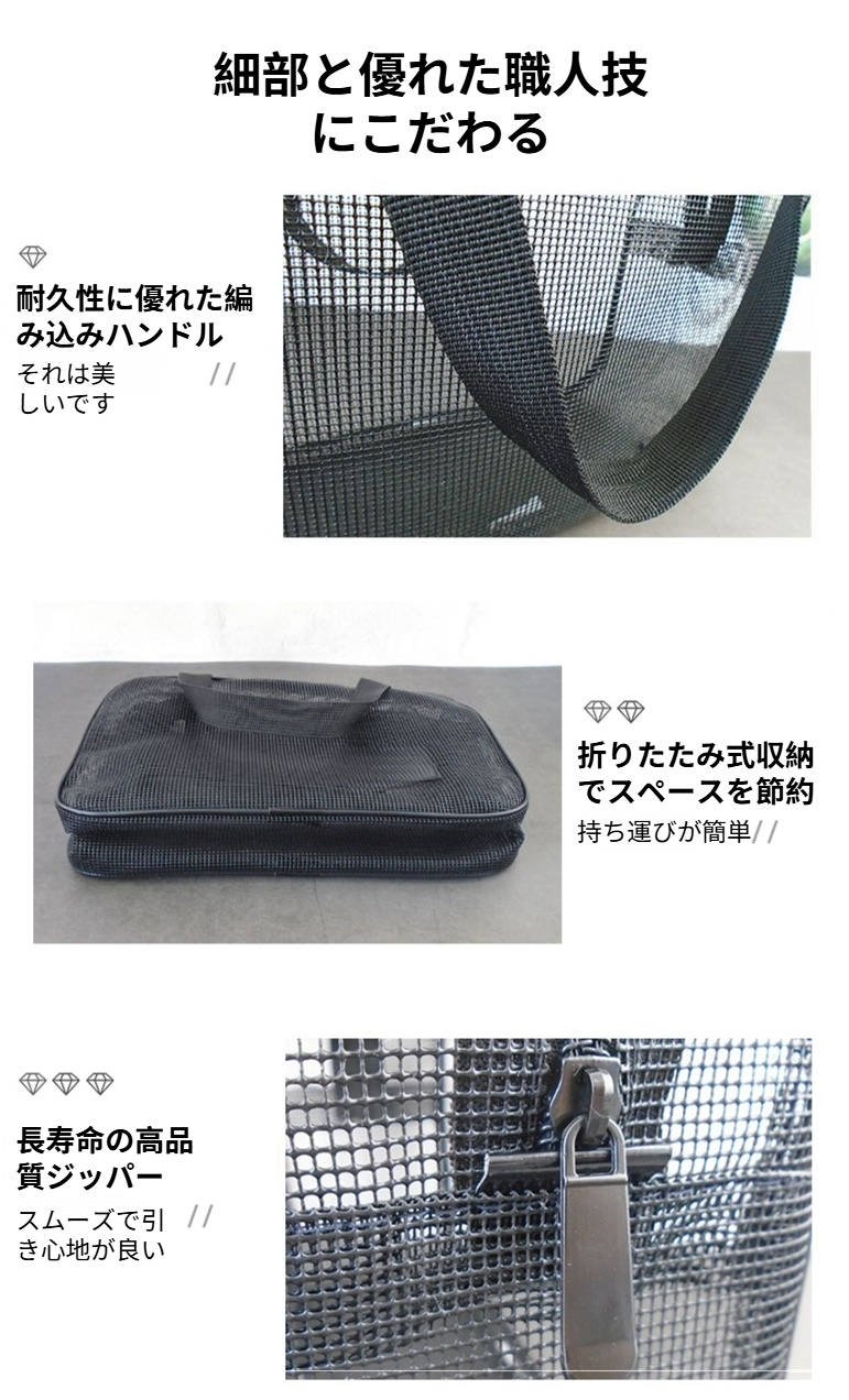 ポータブルハンドバッグ 軽量デザイン