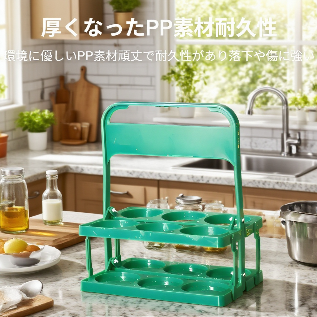  六本収納可能な折りたたみ式ワインラック