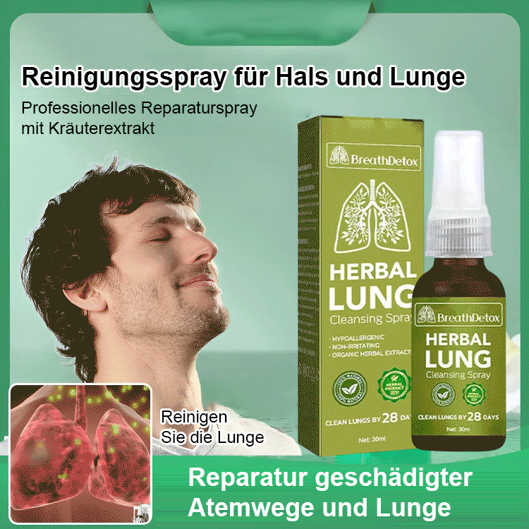 BreathDetox Kräuter-Lungenreinigungsspray
