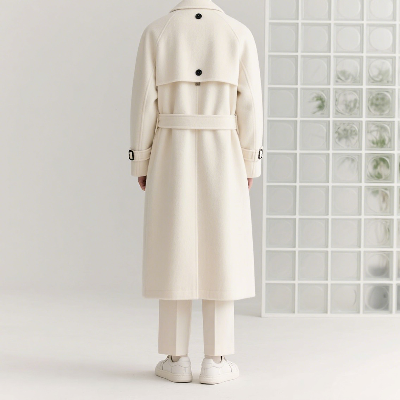 따뜻한 올매치 윈드브레이커 재킷 착용샷