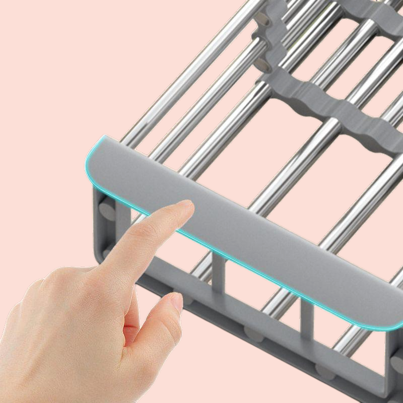 折りたたみ式シンク収納ラック（引き込み式）