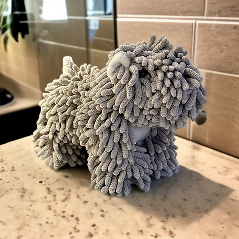 Colorful cartoon hand towel for home