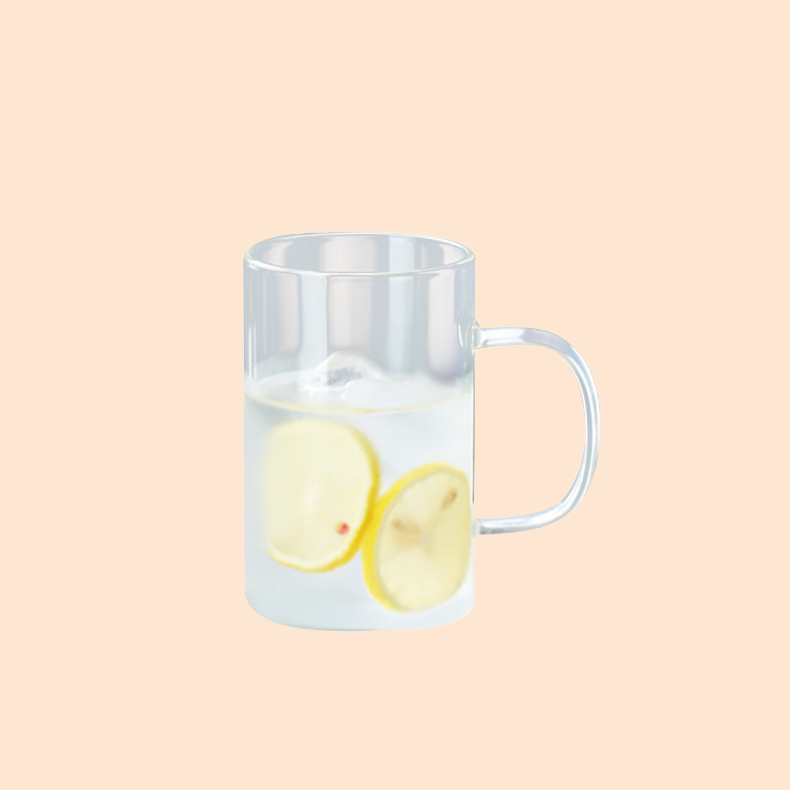 손잡이가 달린 내열 티컵