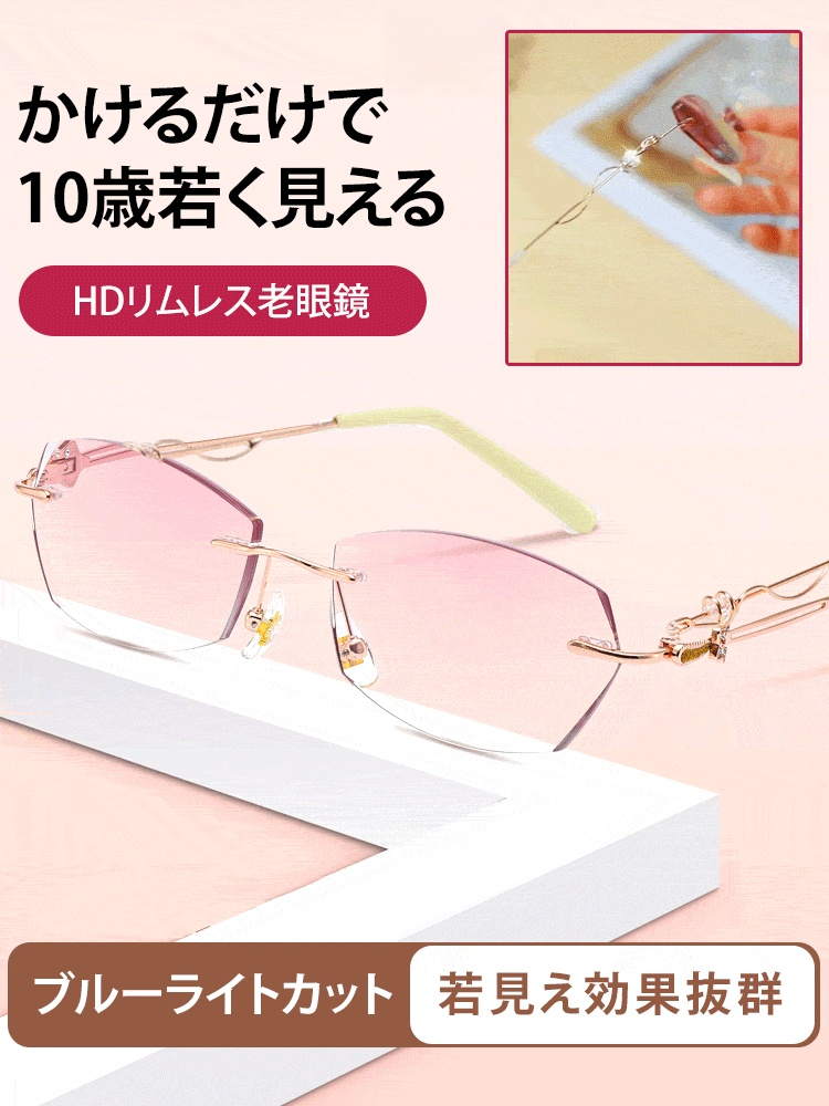 リムレス老眼鏡