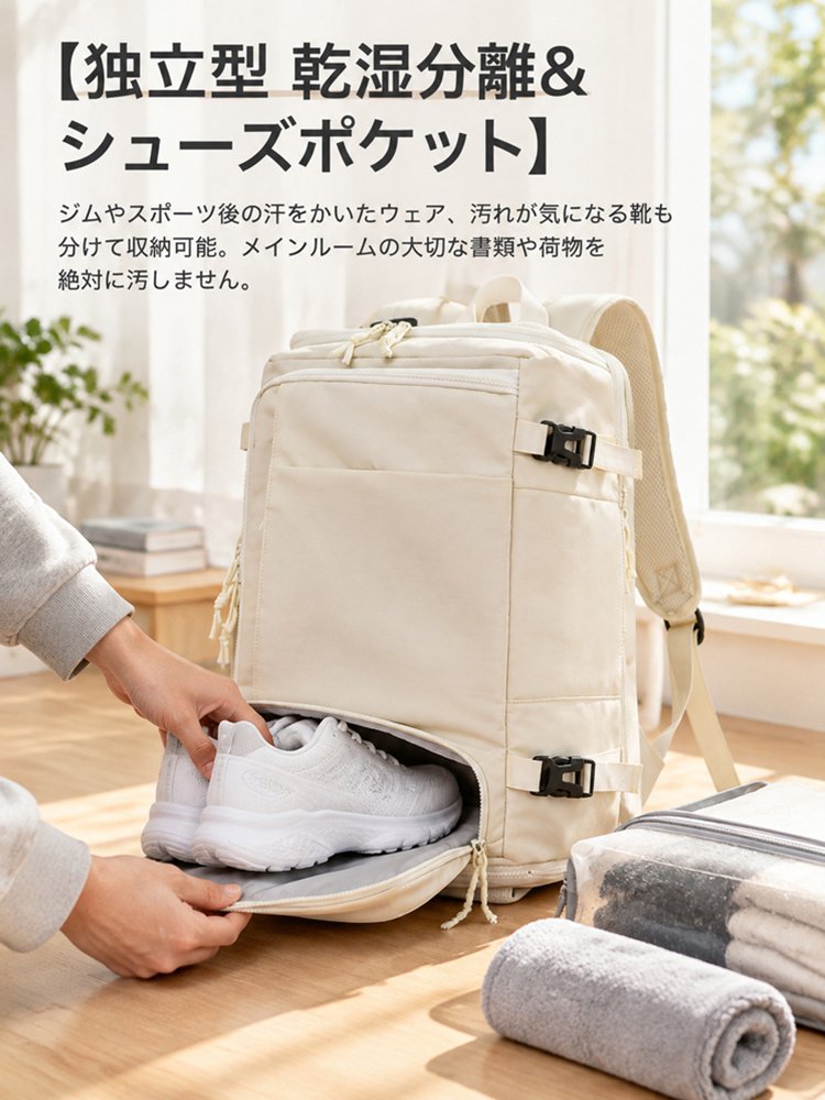 【SNSで話題沸騰】拡張型リュックサック