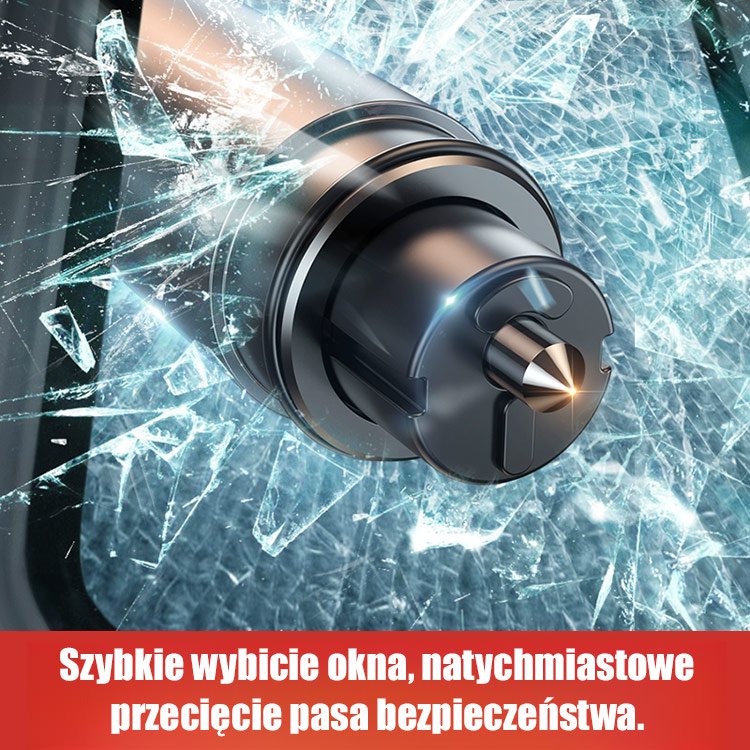 Młotek bezpieczeństwa do samochodu