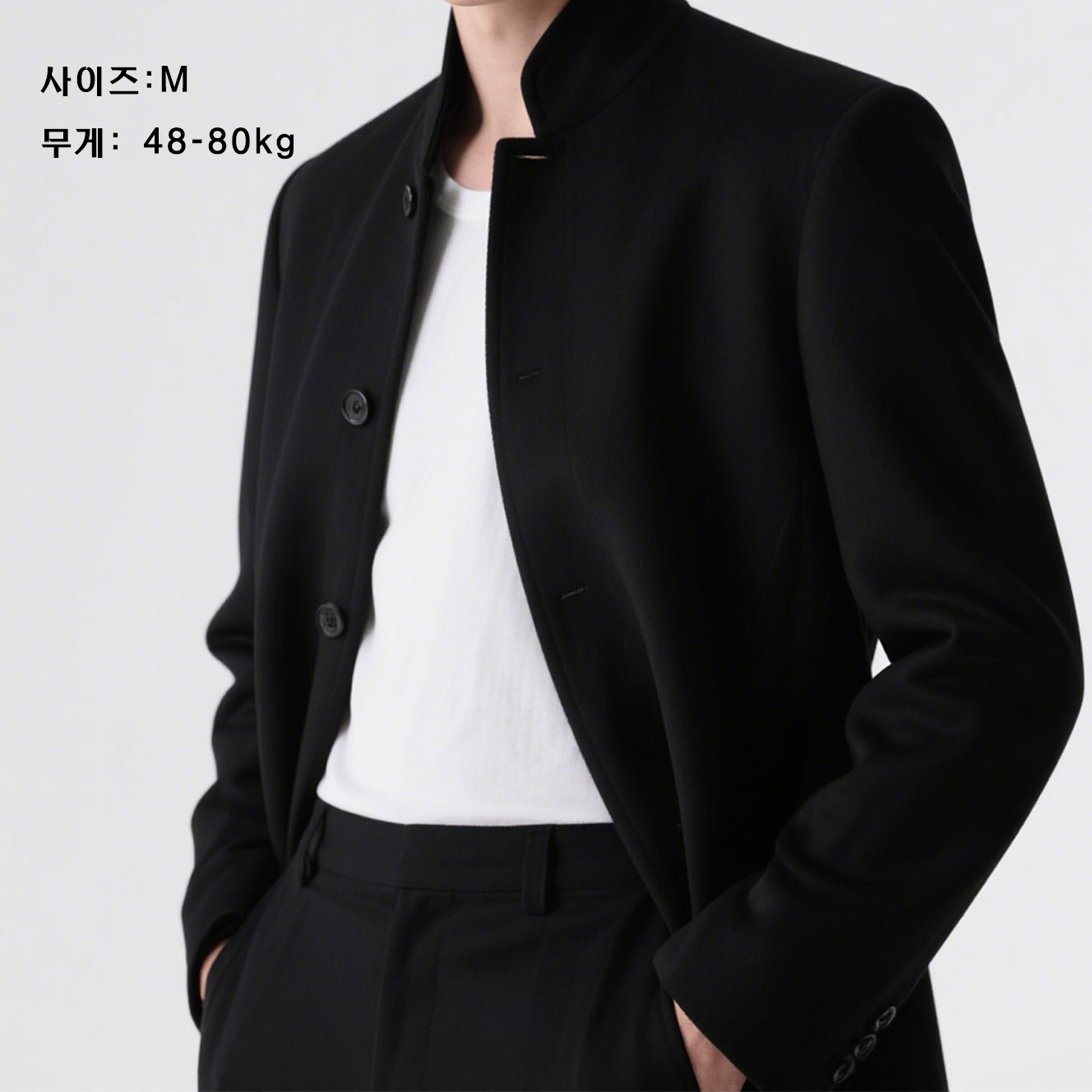 내마모성 소재의 작업복 재킷 디테일