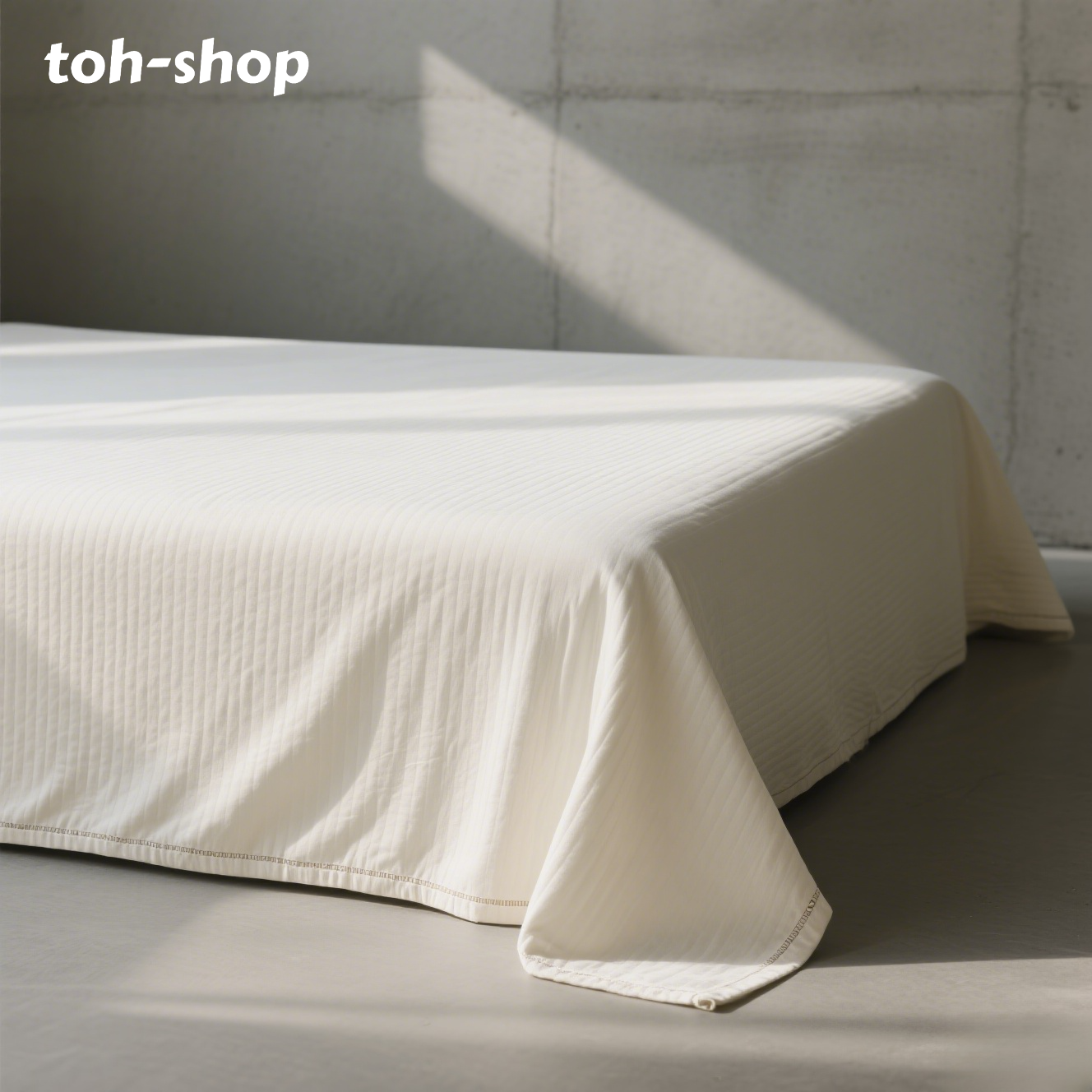 Pamutfonallal festett mosott pamut lepedők